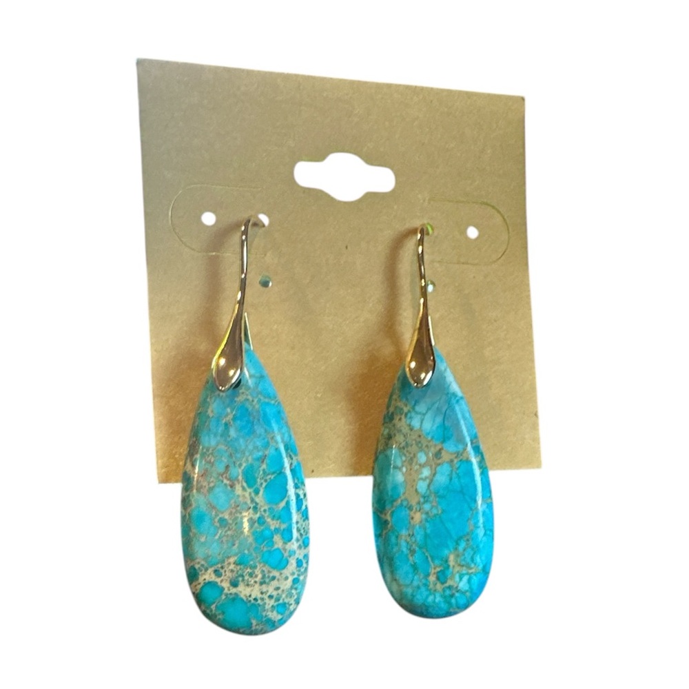 Imperial Jasper Drop Earrings